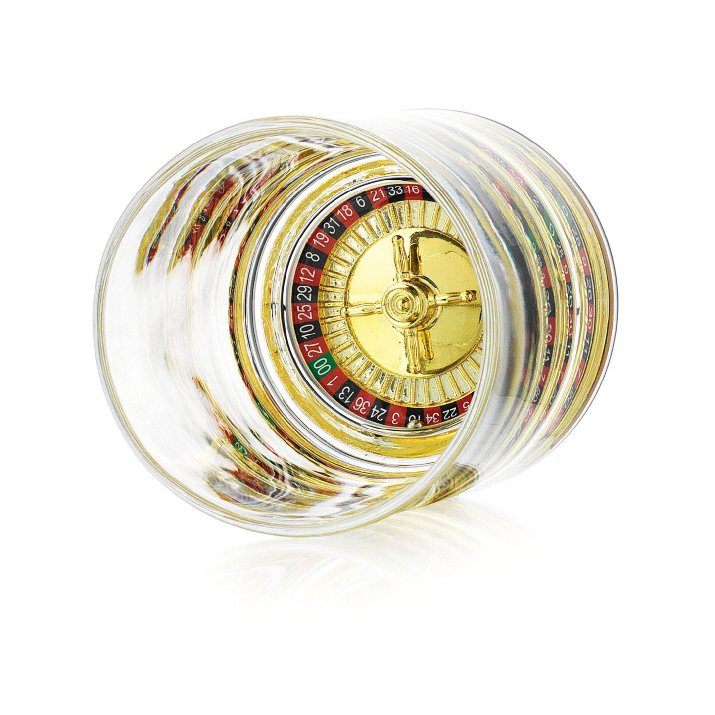 Roulette Double Old Fashioned Glass - Set of 2