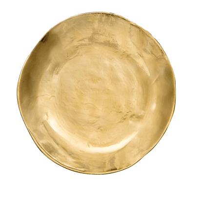 Gold Bread plate with Irregular Edge - Hosted by Kelly Gaudreau