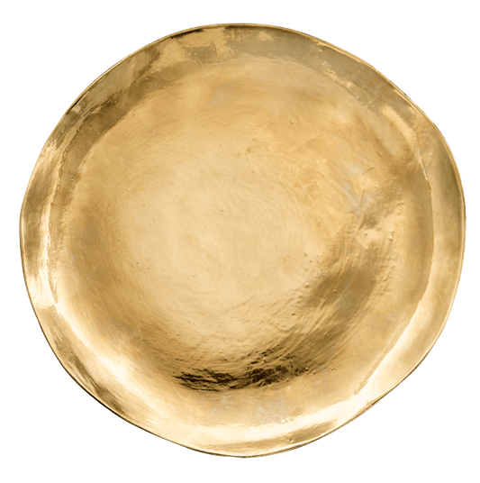 Gold Charger with Irregular Edge - Hosted by Kelly Gaudreau