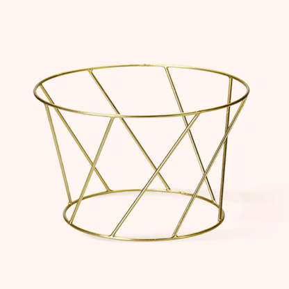 Gold Metal Cake Stand - Hosted by Kelly Gaudreau