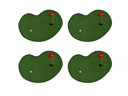 Golf Linen Cocktail Napkins - Set of 4 - Hosted by Kelly Gaudreau