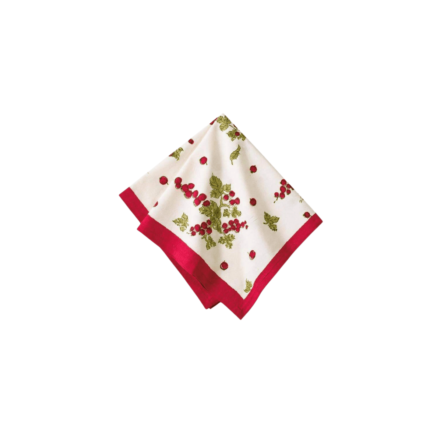 Gooseberry Red and Green Napkins - Set of 6 - Hosted by Kelly Gaudreau
