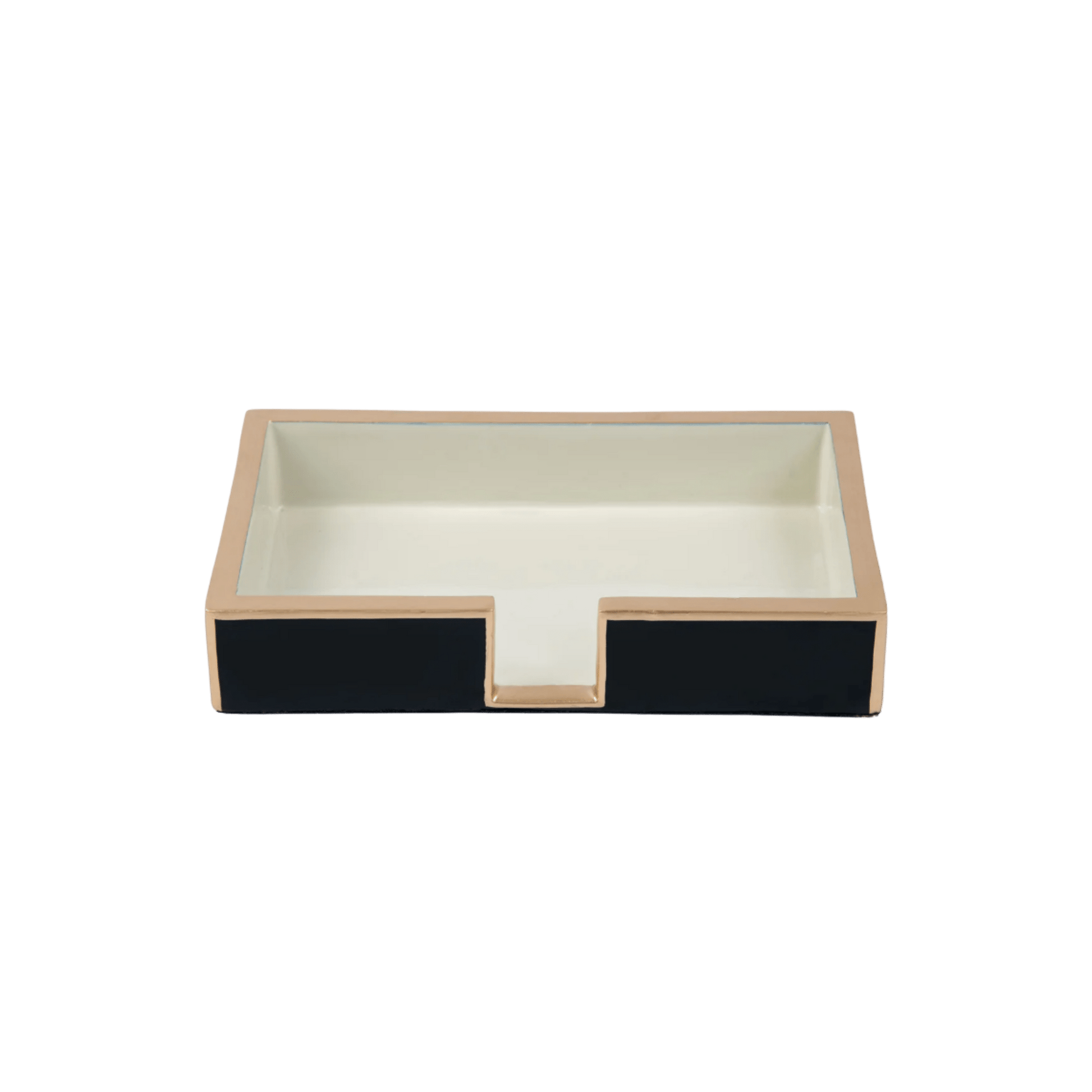 Gracie Enameled Color Block Amelia Guest Towel Tray - Hosted by Kelly Gaudreau