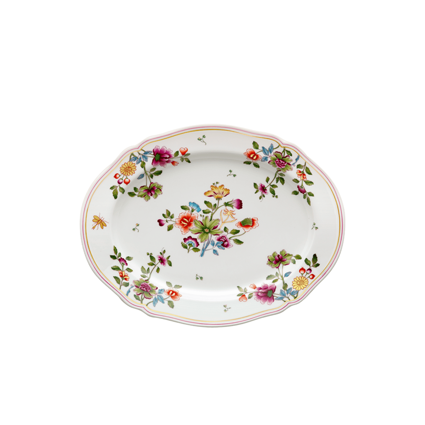 Granduca Coreana Flowers Oval Platter - Hosted by Kelly Gaudreau