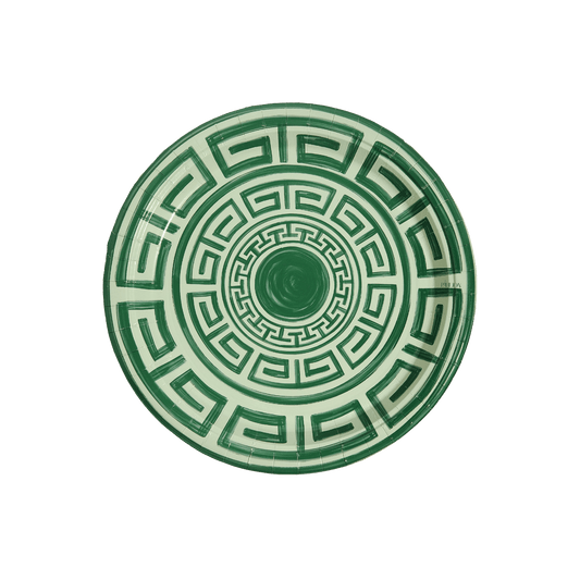 Greek Key Pavilion Dinner Plates - Pack of 8 - Hosted by Kelly Gaudreau