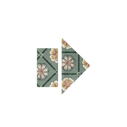 Green Rombos Napkin - Hosted by Kelly Gaudreau