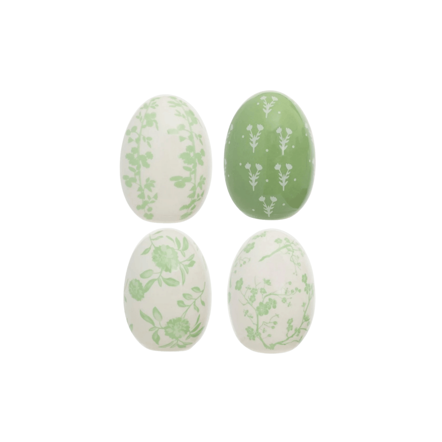 Green & White Porcelain Egg - Hosted by Kelly Gaudreau