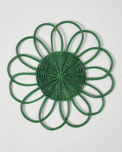 Green Wicker Placemat Set of 4 - Hosted by Kelly Gaudreau