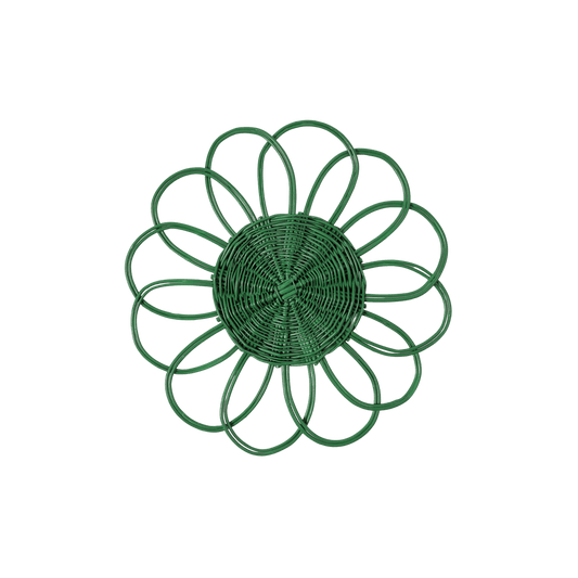 Green Wicker Placemat Set of 4 - Hosted by Kelly Gaudreau