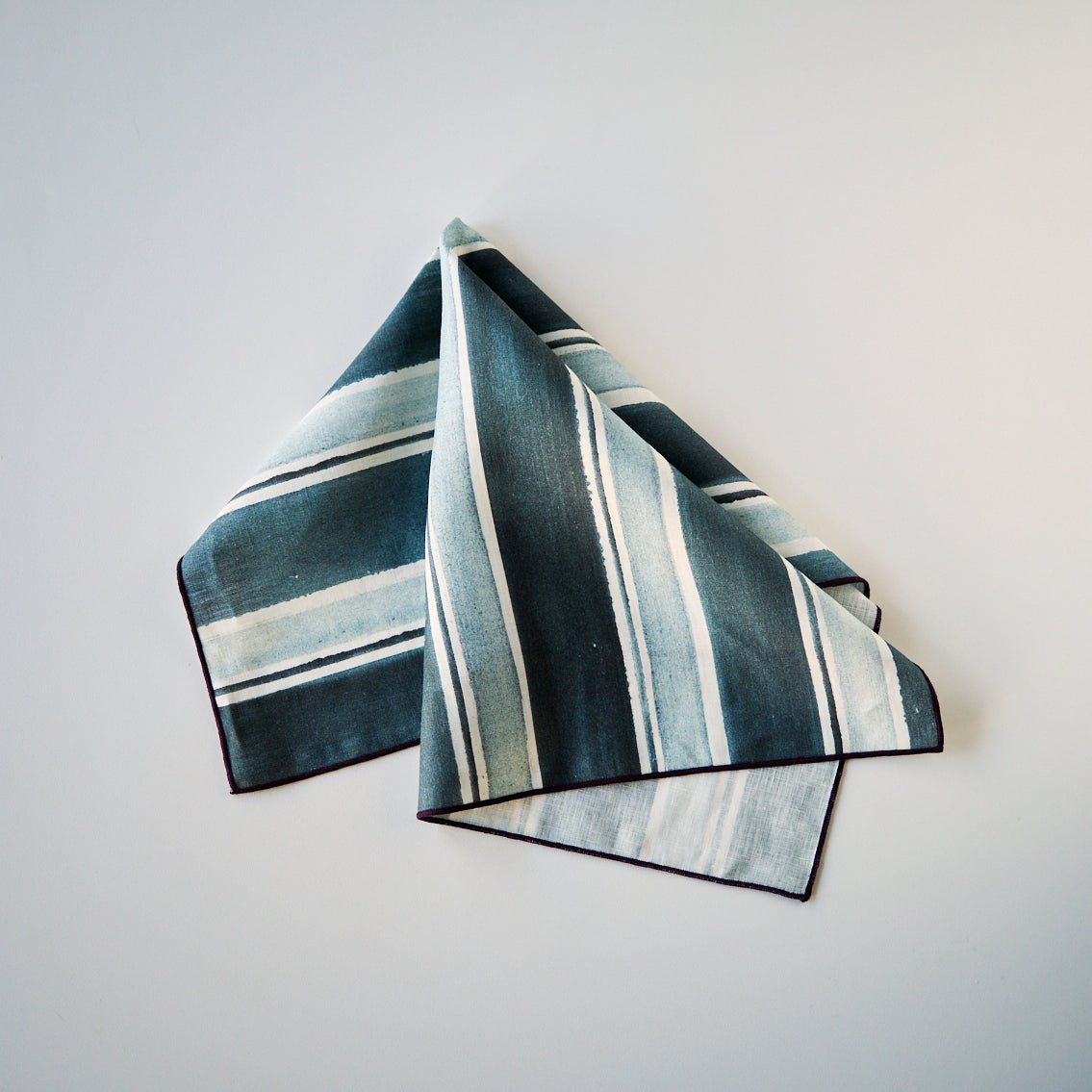 Grey/Blue Stripe Napkin Set of 4 - Hosted by Kelly Gaudreau