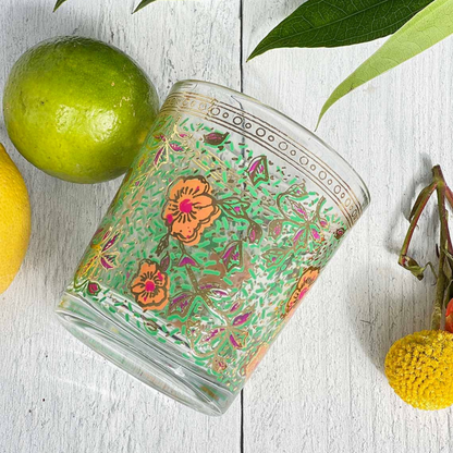 Hand Painted Garden Tumbler Glasses - Set of 6 - Hosted by Kelly Gaudreau