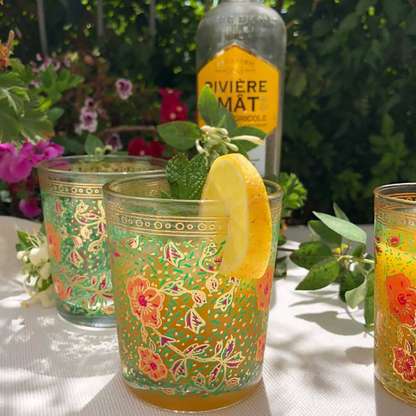 Hand Painted Garden Tumbler Glasses - Set of 6 - Hosted by Kelly Gaudreau