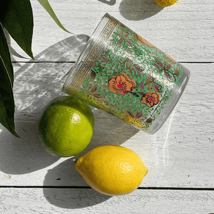 Hand Painted Garden Tumbler Glasses - Set of 6 - Hosted by Kelly Gaudreau