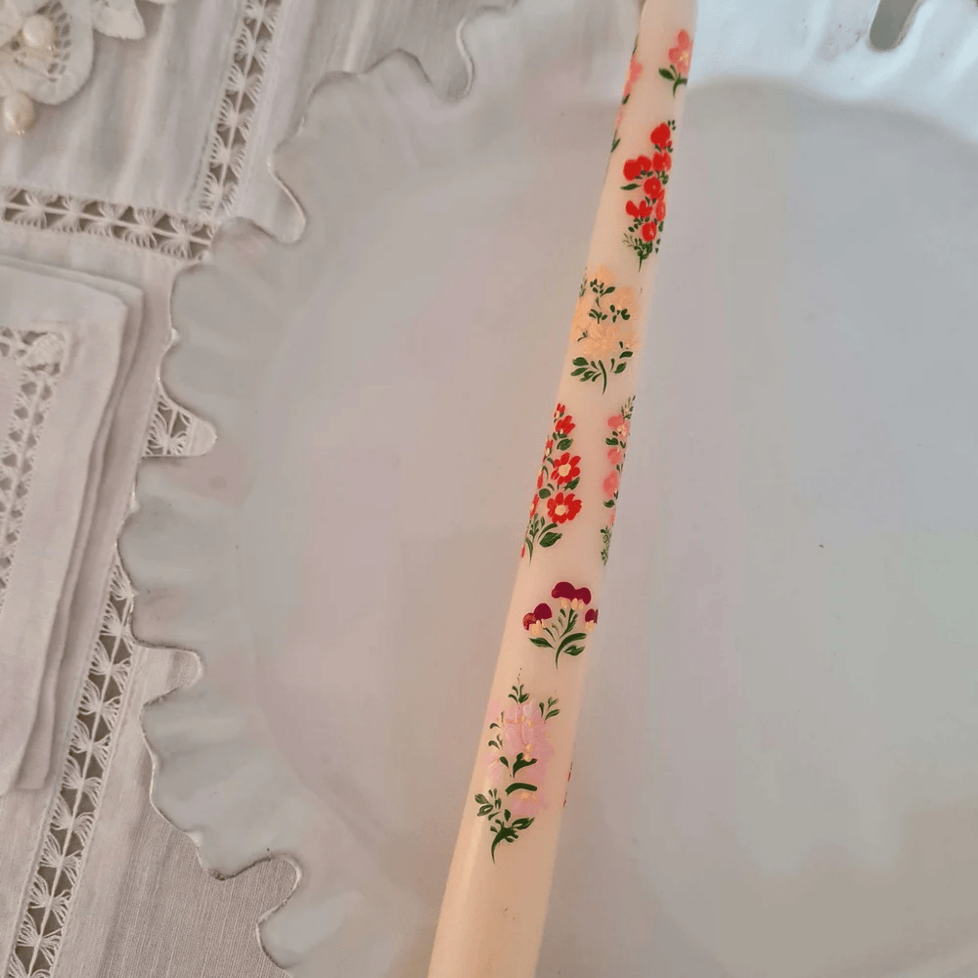 Hand Painted Summer Candle - Set of 2 - Hosted by Kelly Gaudreau