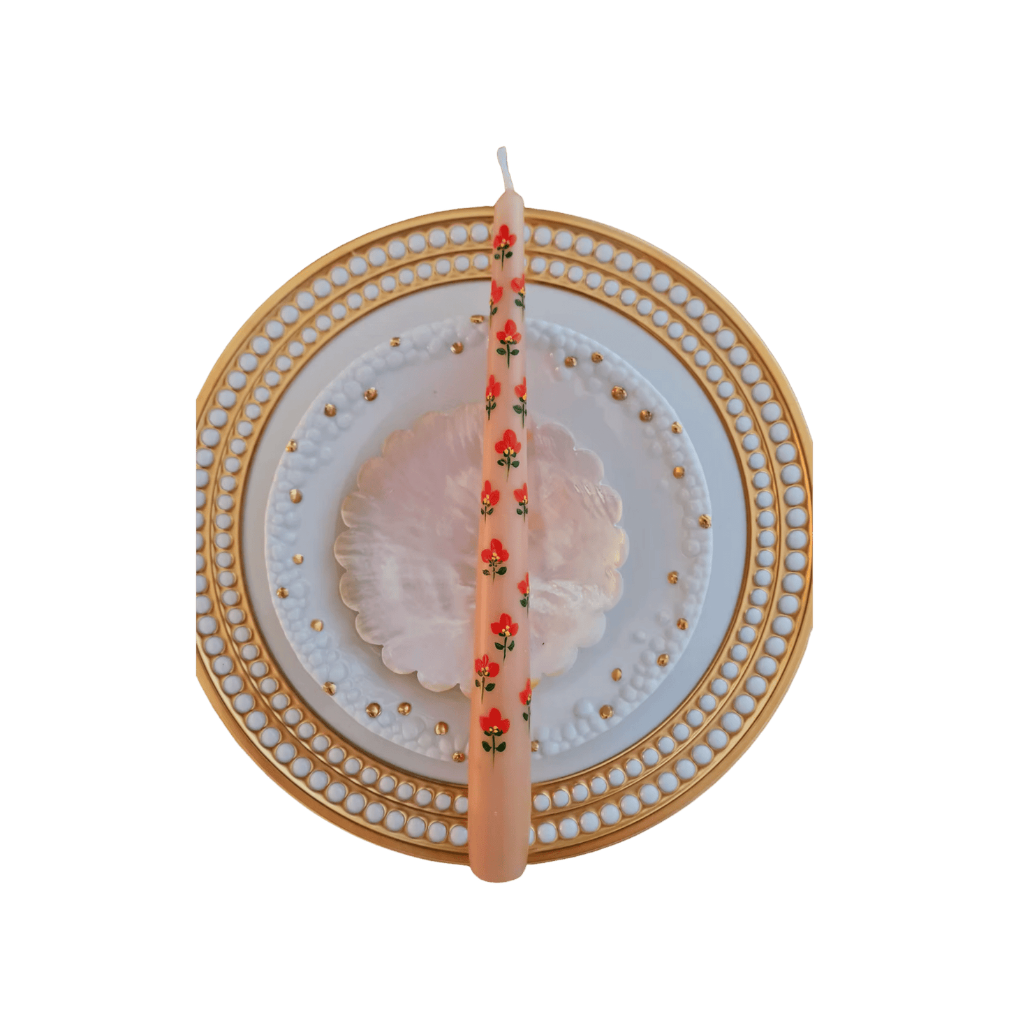 Hand Painted Summer Candle - Set of 2 - Hosted by Kelly Gaudreau
