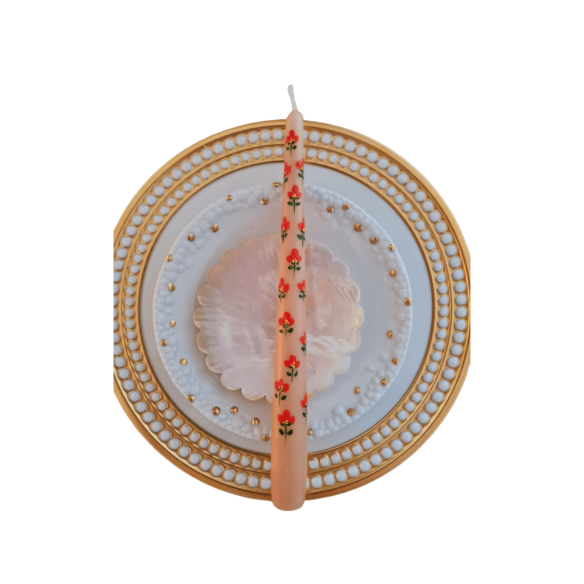Hand Painted Summer Candle - Set of 2 - Hosted by Kelly Gaudreau