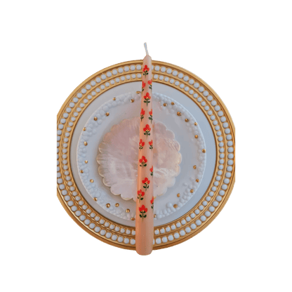 Hand Painted Summer Candle - Set of 2 - Hosted by Kelly Gaudreau