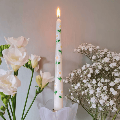 Hand Painted Summer Candle - Set of 2 - Hosted by Kelly Gaudreau