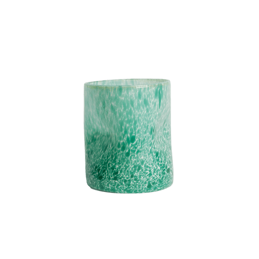 Handblown Glass in Turquoise Set of 2 - Hosted by Kelly Gaudreau