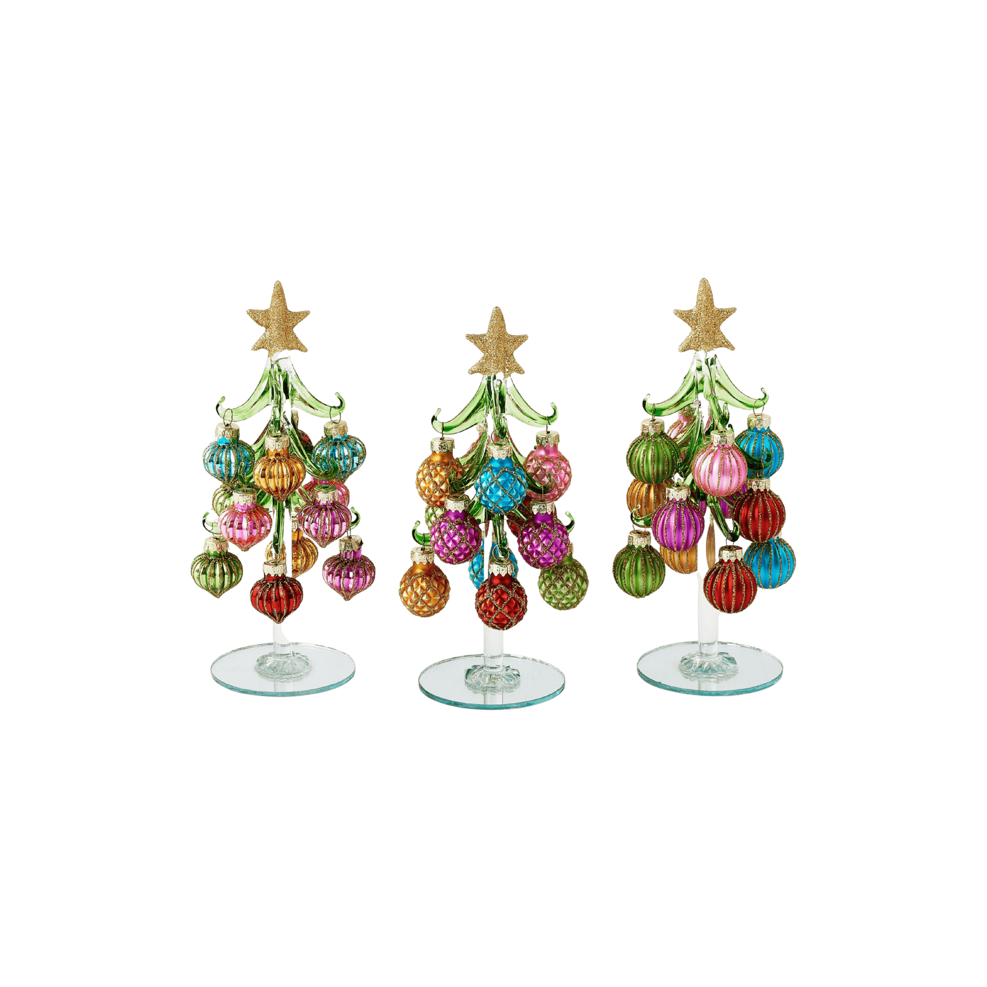 Handmade Assorted Glass Trees with Balls - Hosted by Kelly Gaudreau