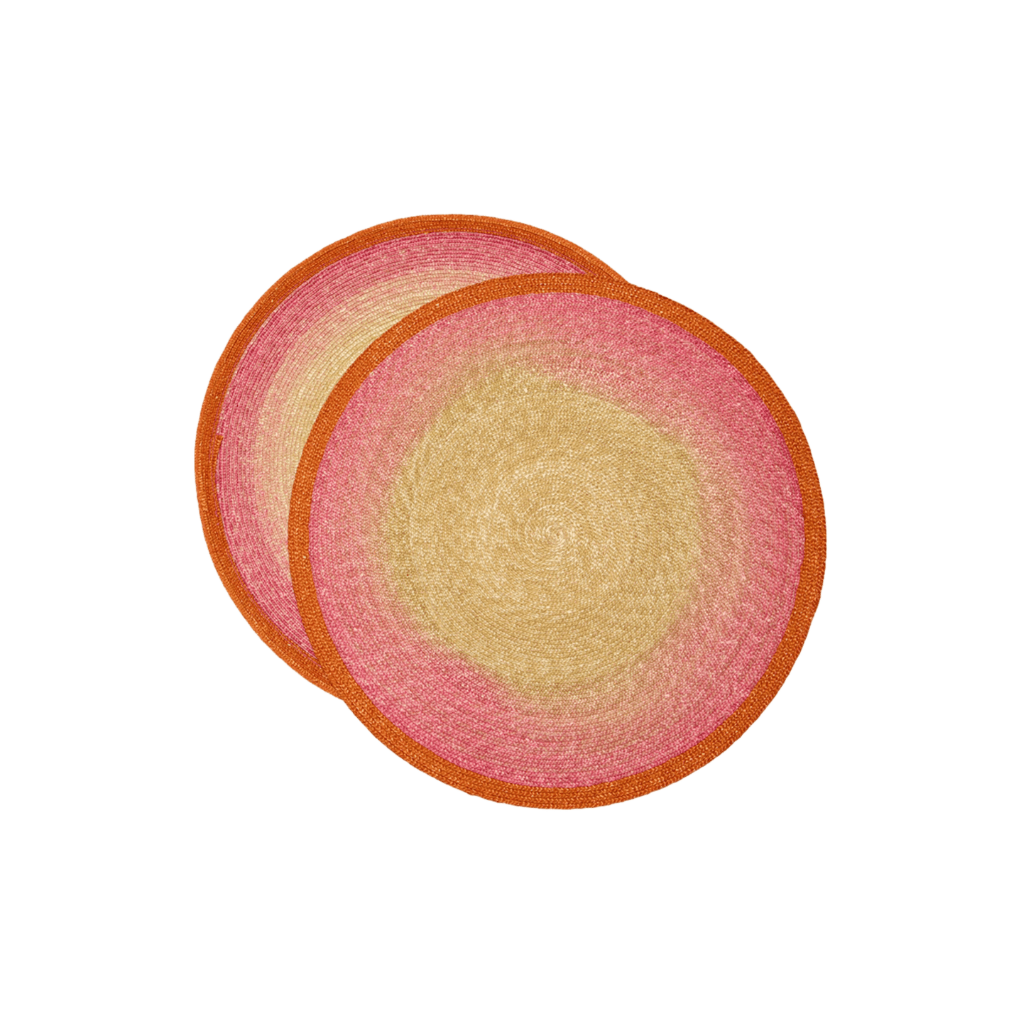 Handpainted Sunset Placemats Gradient Pink - Set of 4 - Hosted by Kelly Gaudreau