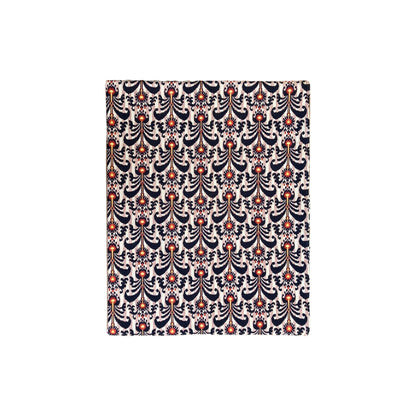 Handprinted Ikat Cotton Tablecloth in Black, Pink, and Red - Hosted by Kelly Gaudreau