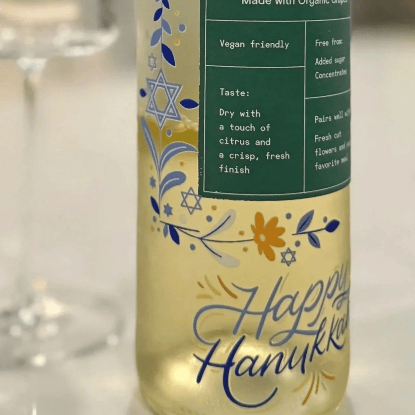 "Happy Hanukkah" Beverage Art - Hosted by Kelly Gaudreau
