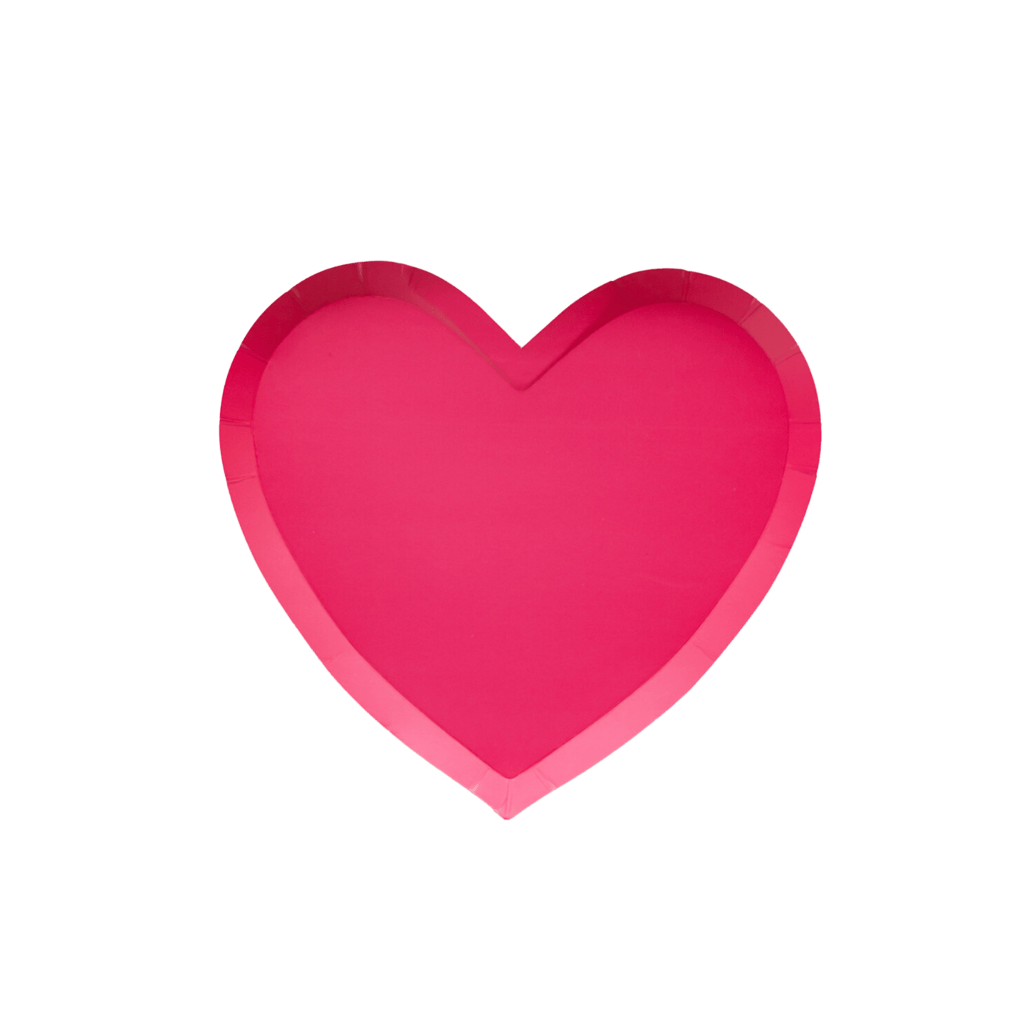 Haute Pink Heart Shaped Plates - Set of 8 - Hosted by Kelly Gaudreau