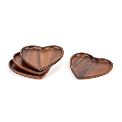 Heart Appetizer Plates - Set of 4 - Hosted by Kelly Gaudreau