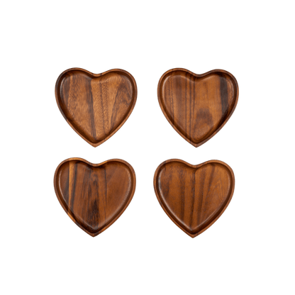 Heart Appetizer Plates - Set of 4 - Hosted by Kelly Gaudreau
