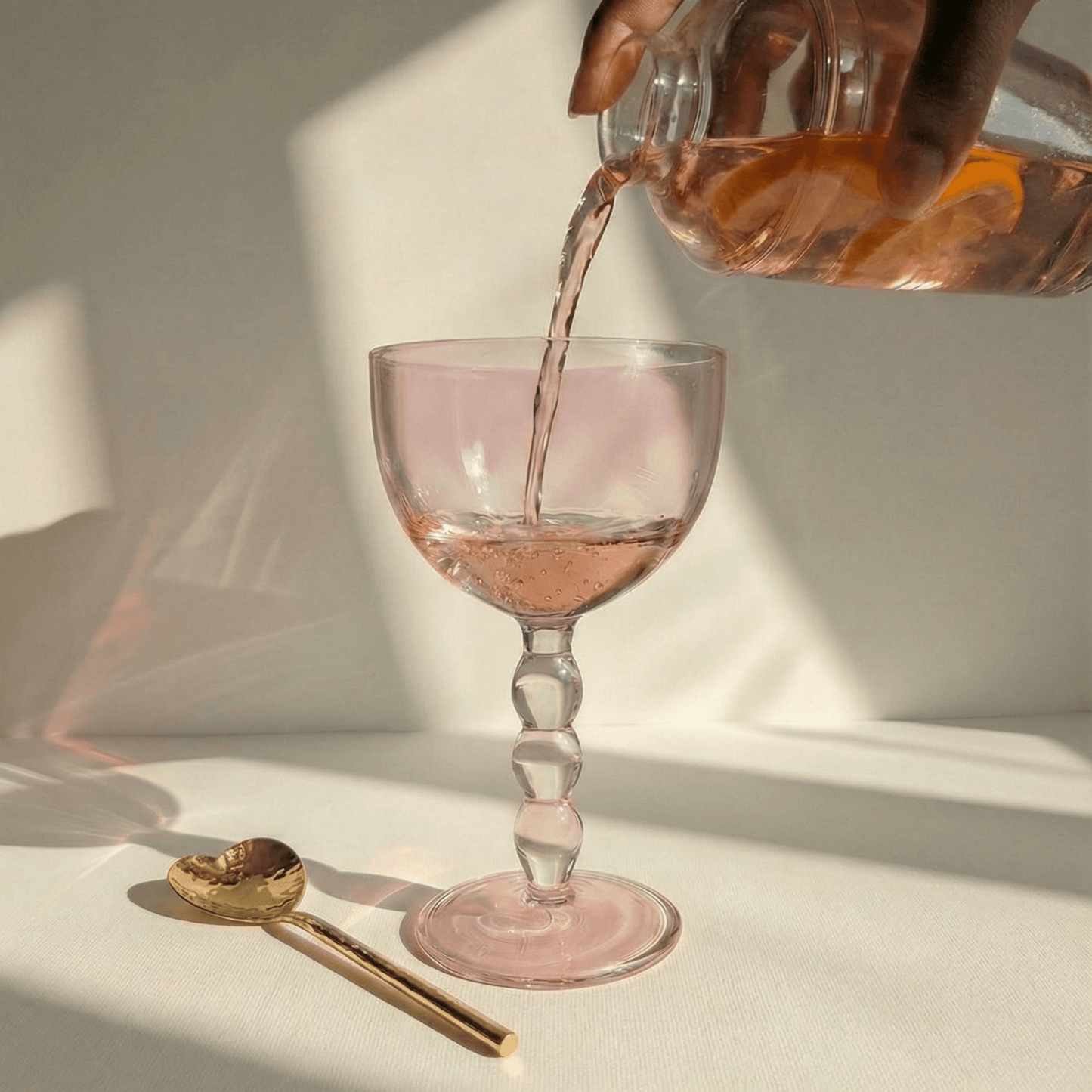 Heart - Shaped Brass Cocktail Spoons - Set of 4 - Hosted by Kelly Gaudreau