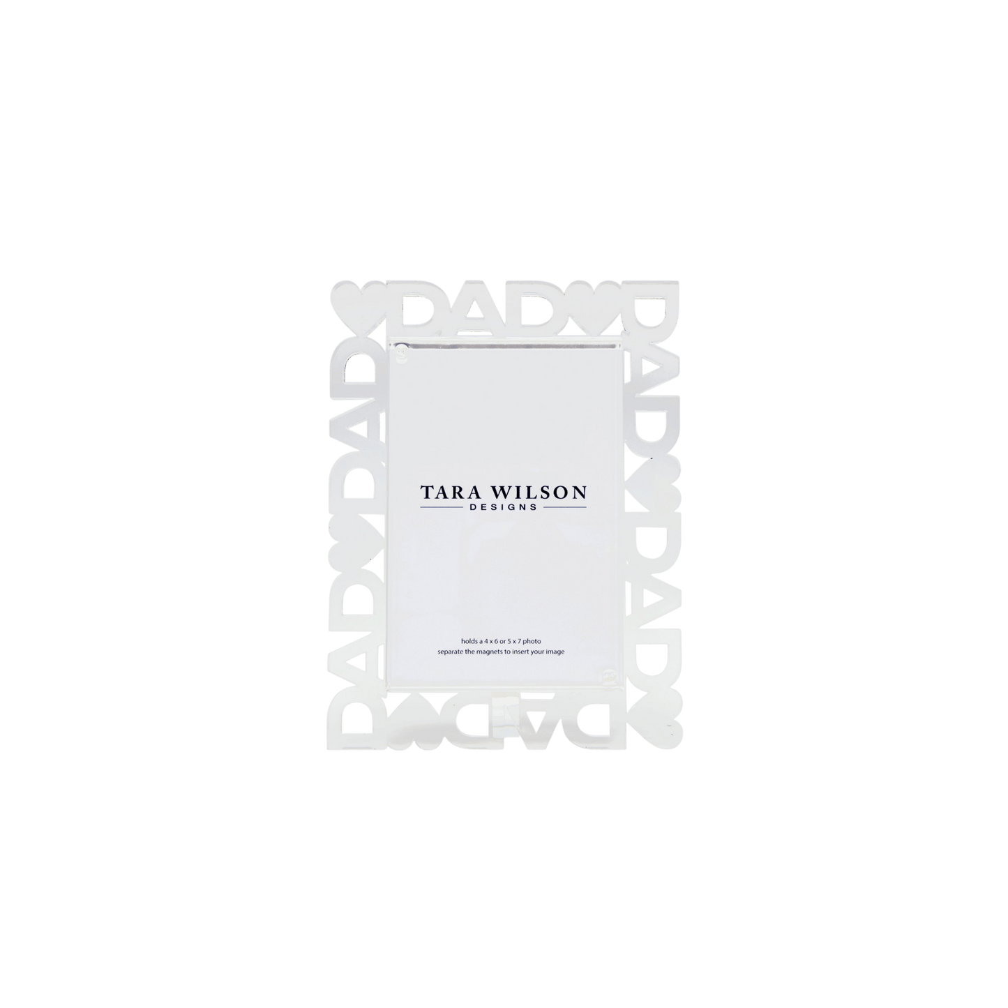 Heart Word Frame - Dad - Hosted by Kelly Gaudreau