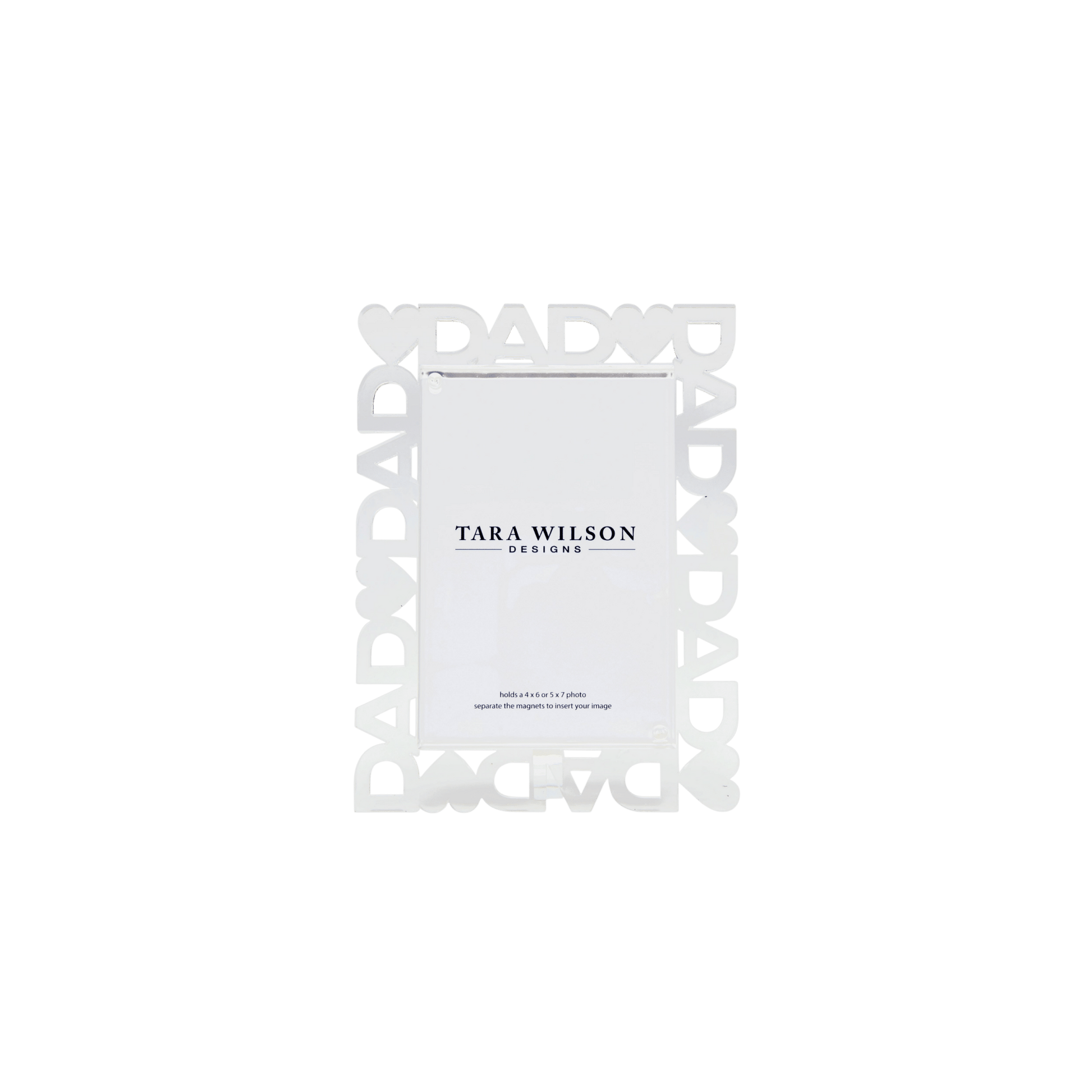 Heart Word Frame - Dad - Hosted by Kelly Gaudreau