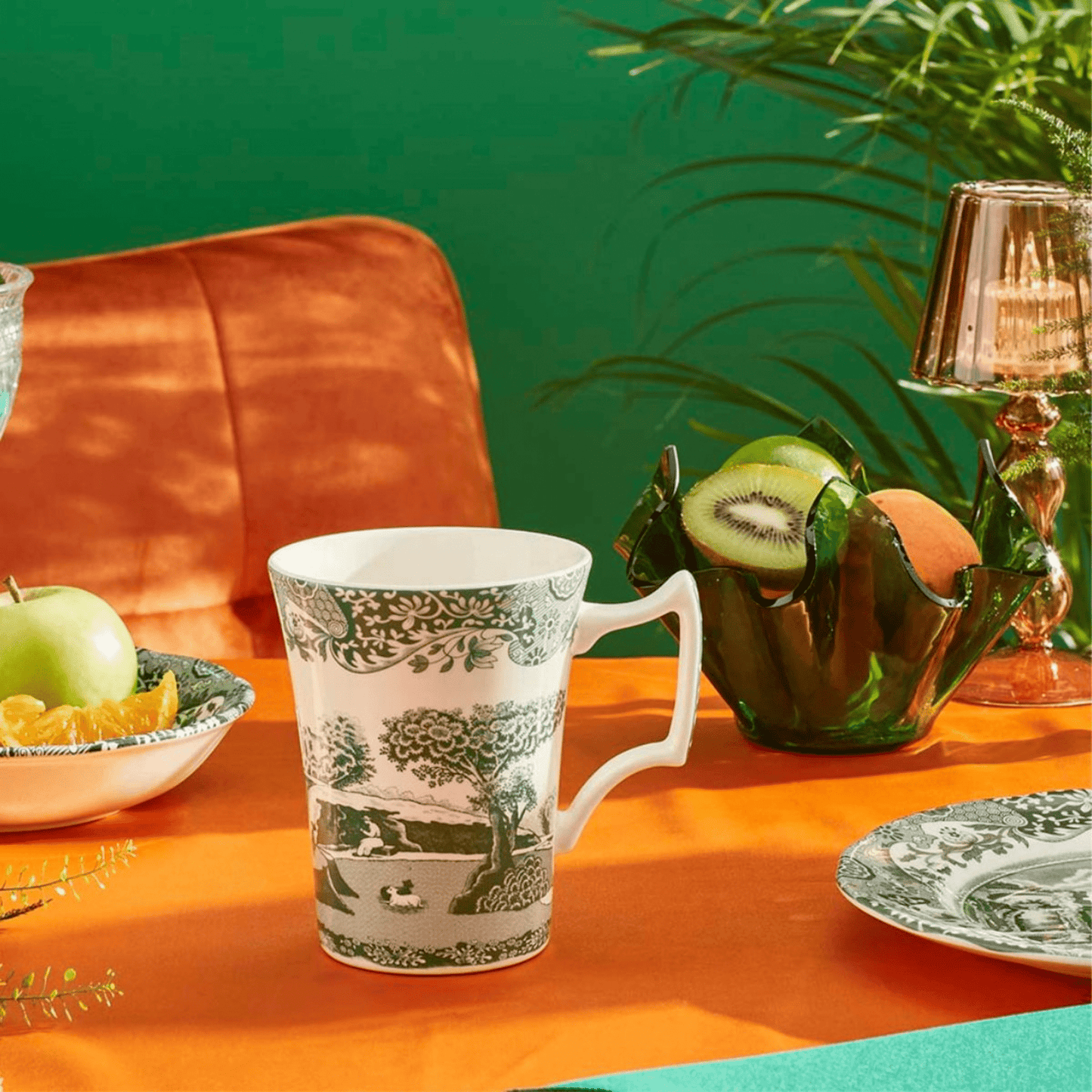 Heritage Green Italian Mug - Hosted by Kelly Gaudreau