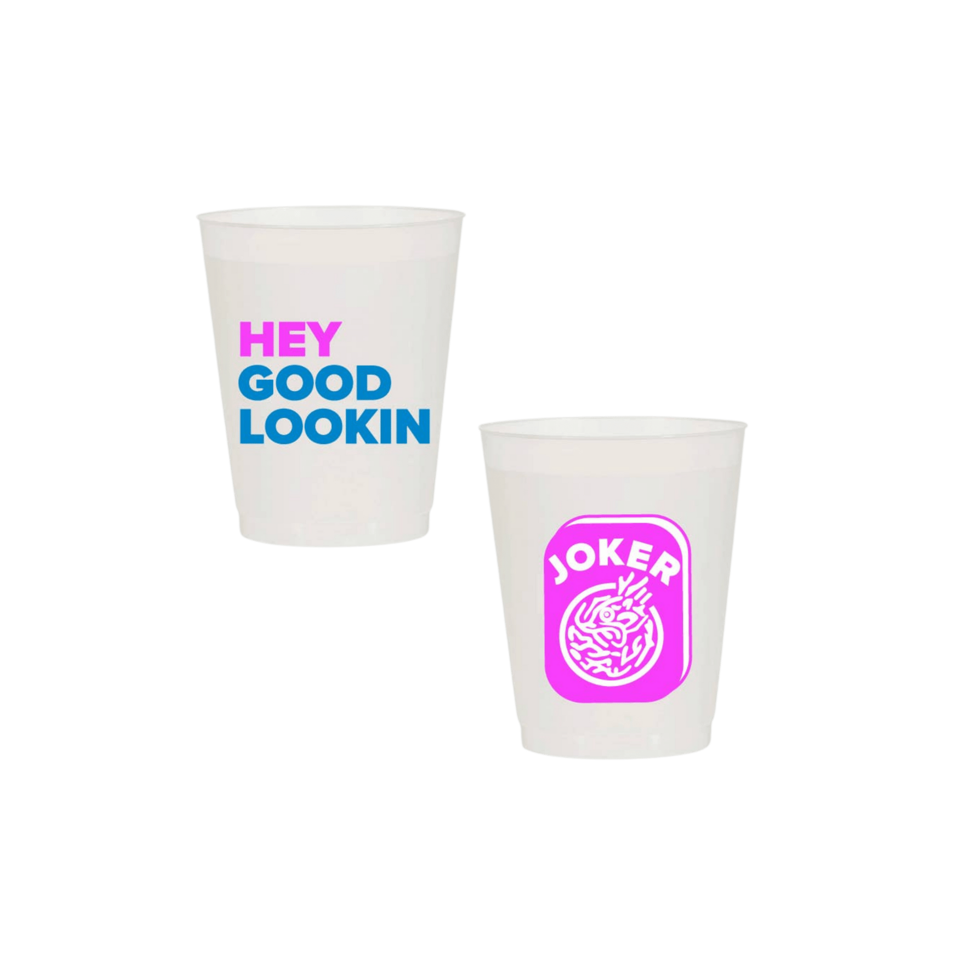 “Hey Good Lookin” Mahjong Shatterproof Cups - Set of 10 - Hosted by Kelly Gaudreau