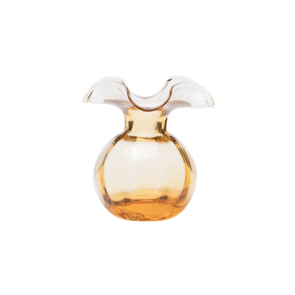 Hibiscus Glass Medium Fluted Vase - Hosted by Kelly Gaudreau