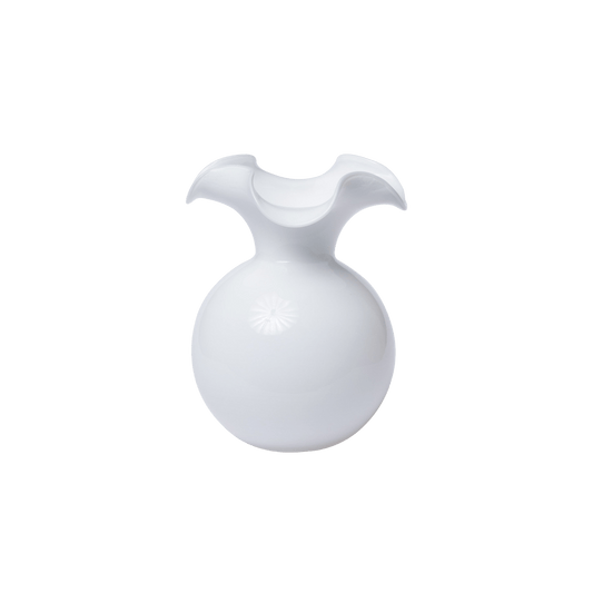 Hibiscus Glass Medium Fluted Vase - Hosted by Kelly Gaudreau