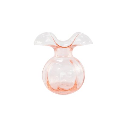 Hibiscus Glass Medium Fluted Vase - Hosted by Kelly Gaudreau