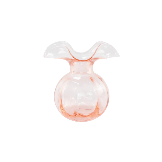 Hibiscus Glass Medium Fluted Vase - Hosted by Kelly Gaudreau