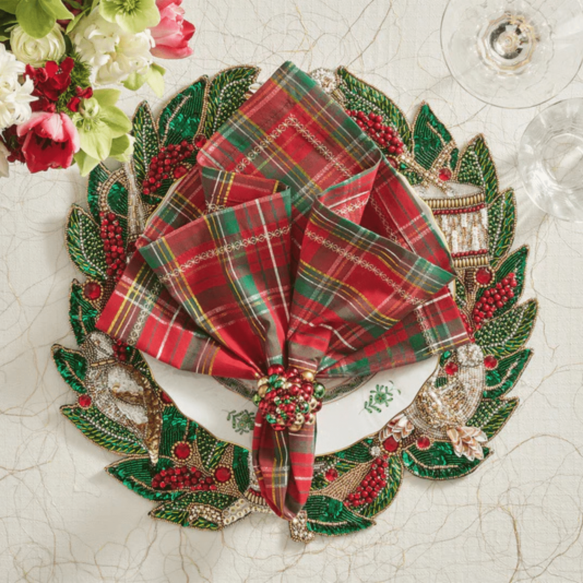 Holiday Threads Napkin, Set of 4 - Hosted by Kelly Gaudreau