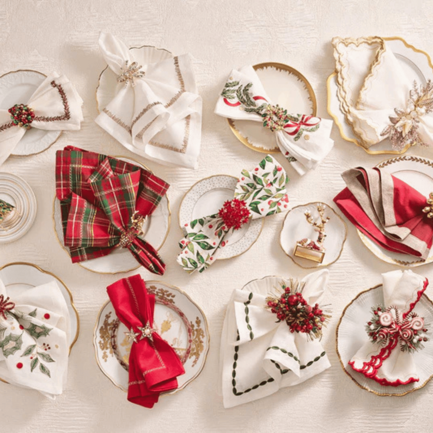 Holiday Threads Napkin, Set of 4 - Hosted by Kelly Gaudreau