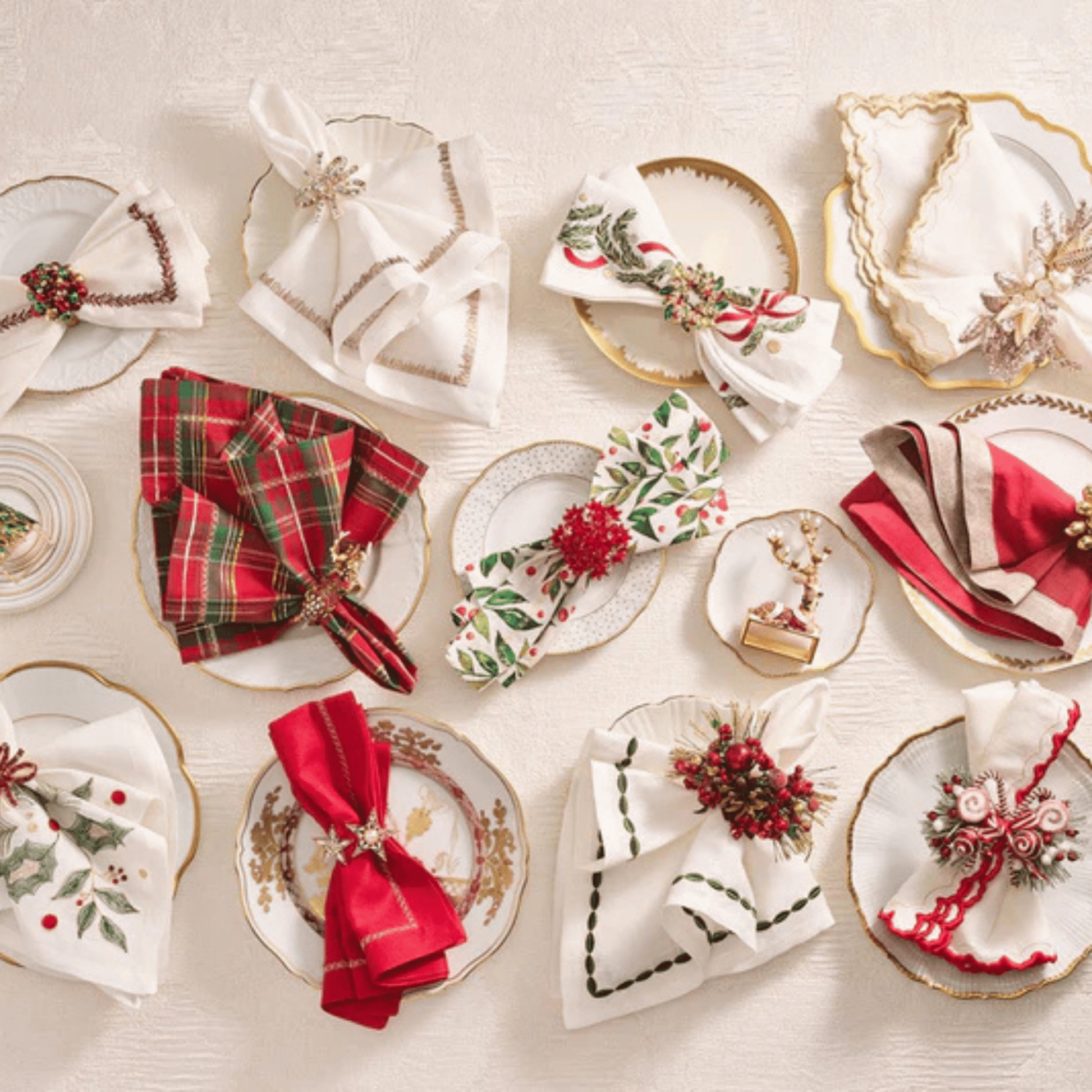 Holiday Threads Napkin, Set of 4 - Hosted by Kelly Gaudreau