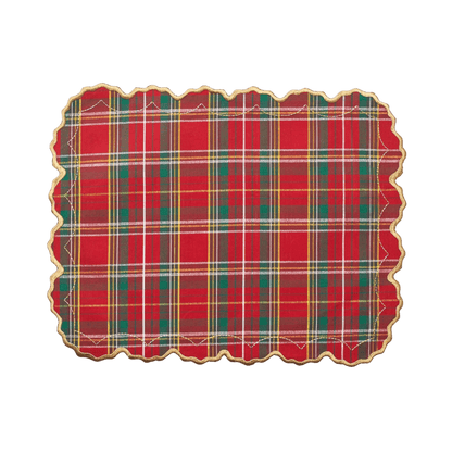 Holiday Threads Placemat in Red, Green & Gold - Set of 4 - Hosted by Kelly Gaudreau