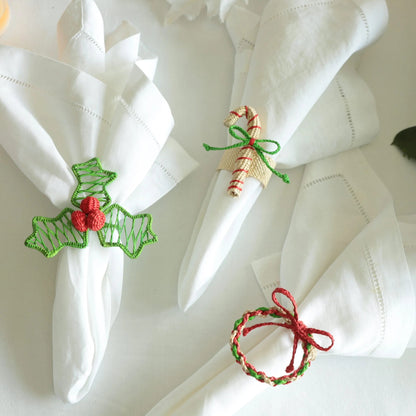 Holly Berry Napkin Ring - Hosted by Kelly Gaudreau