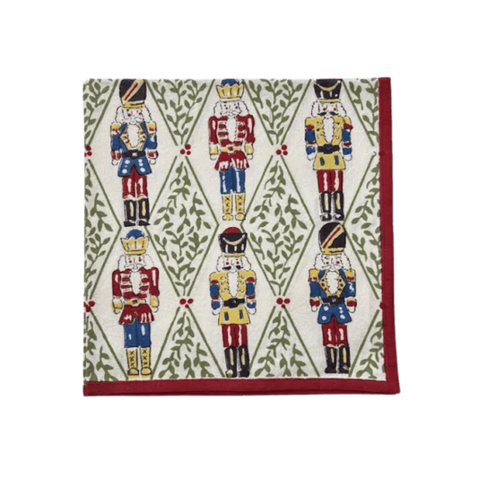 Holly Berry Nutcracker Tablecloth - Hosted by Kelly Gaudreau