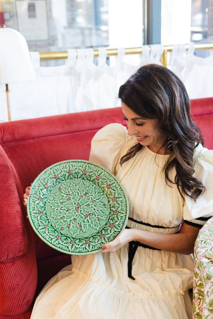 Holly Charger Plate - Hosted by Kelly Gaudreau