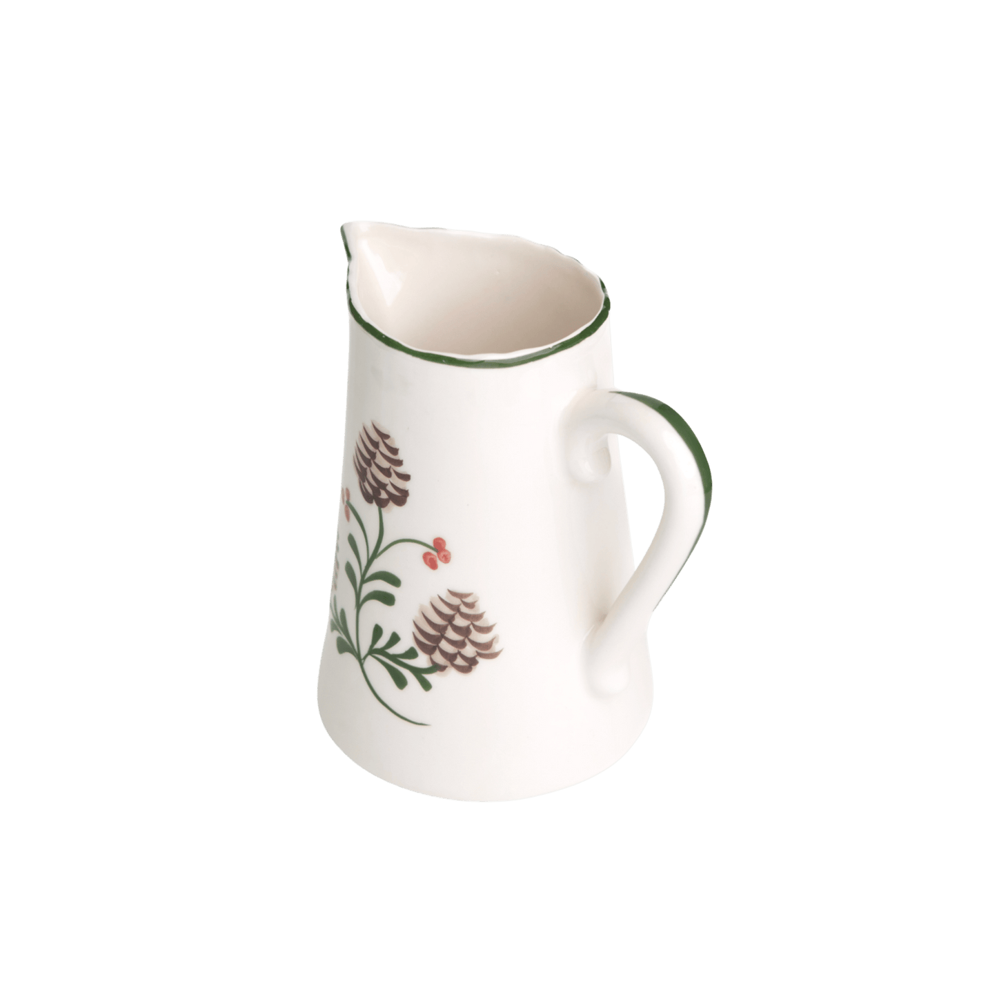 Holly & Pinecones Pitcher - Hosted by Kelly Gaudreau
