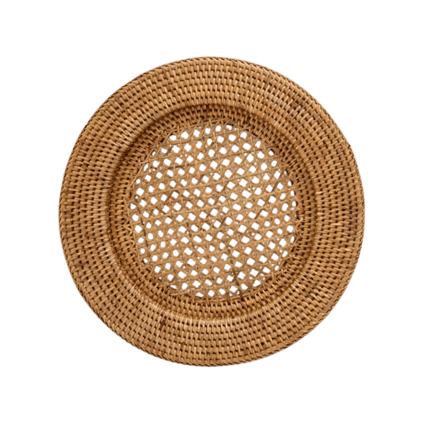 Honey Rattan Charger Set of 4 - Hosted by Kelly Gaudreau