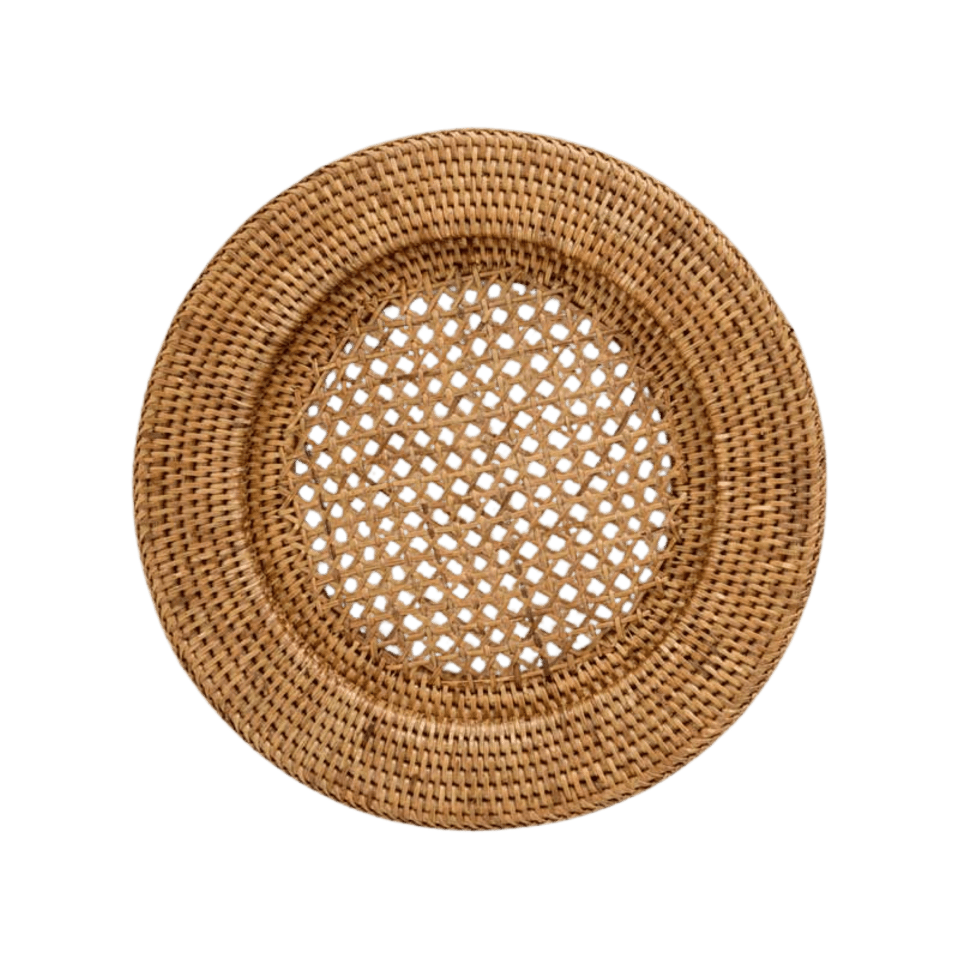 Honey Rattan Charger Set of 4 - Hosted by Kelly Gaudreau