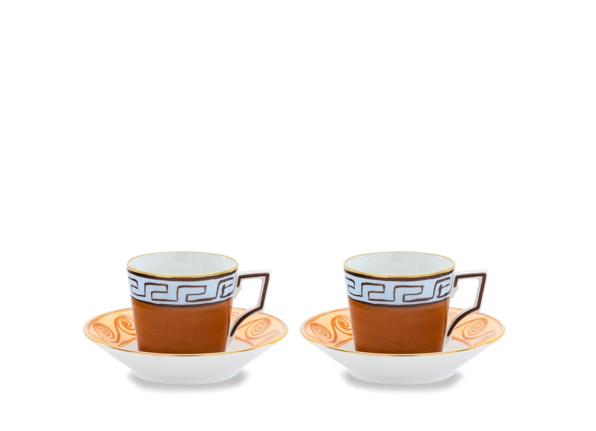 Il Viaggio Coffee Cups with Saucers - Set of 2 - Hosted by Kelly Gaudreau